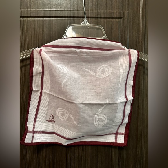 Accessories - Pink cotton vintage handkerchief